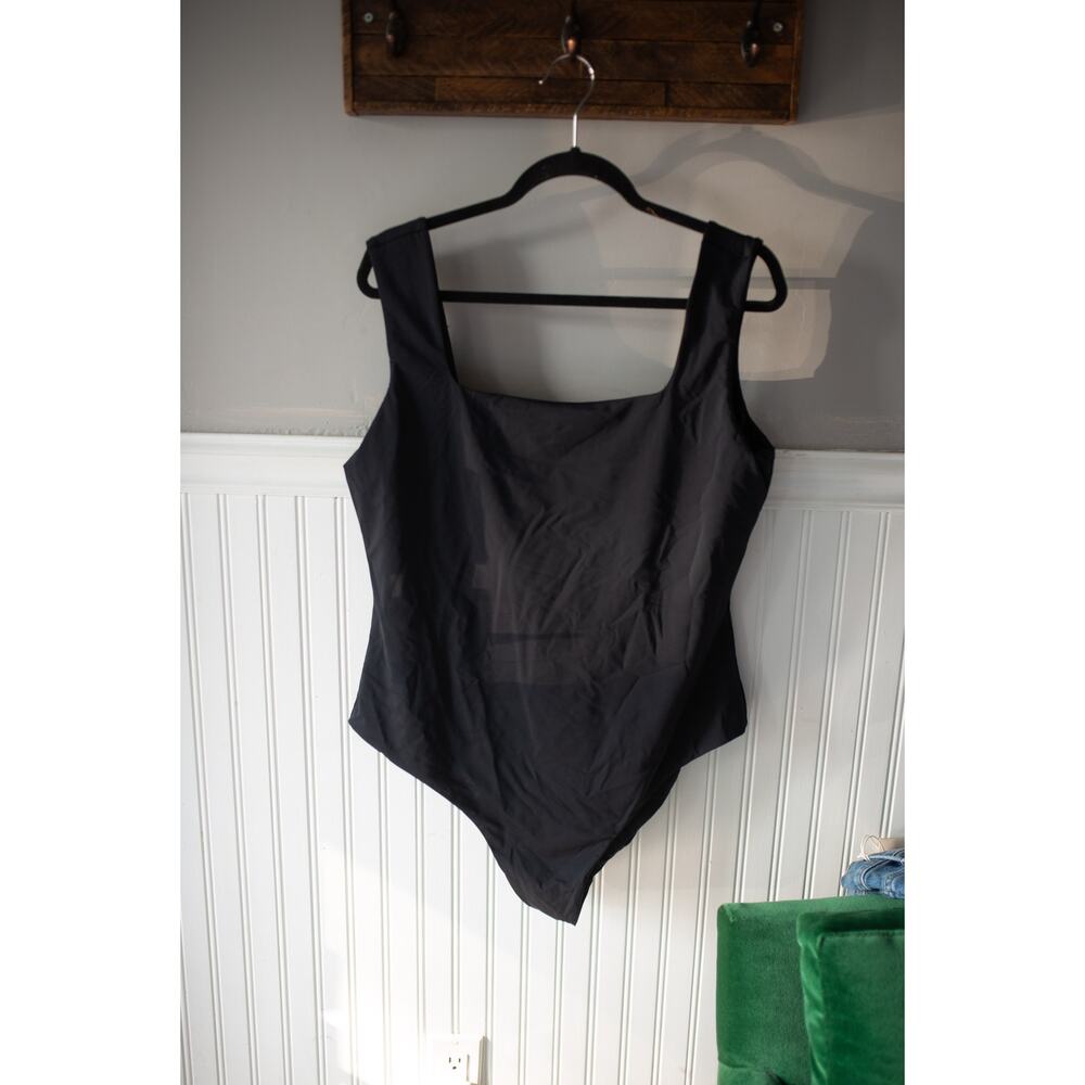Mara Hoffman Persephone One Piece Swimsuit Black 3X - Picture 3 of 6